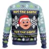 Not the Santa Dinosaurs Ugly Christmas Sweater - Holiday Jumper Sweatshirt - Narides