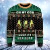 Oh My God Look At Her Butt Christmas Ugly Sweater - Narides