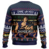 Omaewamou Shindeiru Fist of the North Star Ugly Christmas Sweater - Holiday Jumper Sweatshirt - Narides