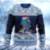 On The Naughty List And I Regret Nothing Shark Christmas Awesome Ugly Sweater - Narides