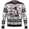 On The Nice List Parasyte Ugly Christmas Sweater - Holiday Jumper Sweatshirt - Narides