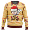 One Punch Chibi Saitama Ugly Christmas Sweater - Holiday Jumper Sweatshirt - Narides