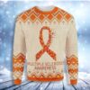 Orange Ribbon Multiple Sclerosis Awareness Christmas Awesome Ugly Sweater - Narides