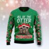 Otter Reindeer T2810 Party Ideas Christmas Jumper Ugly Sweater - Narides