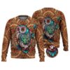 Owl Mandala Christmas Awesome Ugly Sweater - Narides