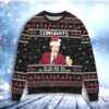 Patton Congrats On The New Job You Magnificent Bastard Christmas Ugly Sweater - Narides