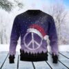 Peace Hippie Christmas Us1405 Limited Ugly Sweater - Narides