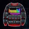 Periodic Table Ugly Sweater - Narides