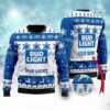 Personalized Bud Light Awesome Ugly Sweater - Narides