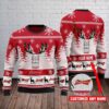 Personalized Budweiser Christmas Awesome Ugly Sweater - Narides