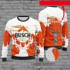 Personalized Busch Beer Christmas Ugly Sweater - Narides