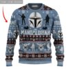 Personalized Star Wars The Mandalorian Xmas Christmas Jumper Awesome Ugly Sweater - Narides