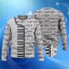 Piano Music Note Black And White Shirt For Music Lovers Christmas Limited Ugly Sweater - Narides