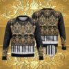 Piano Royal Unique Christmas Awesome Ugly Sweater - Narides