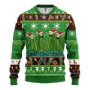 Pickle Rick Rick And Morty Christmas Ugly Sweater - Narides