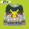 Pikachu Pokemon Merry Christmas Pokemon Christmas The First Dreamer Store Ugly Sweater - Narides