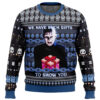 Pinhead Hellraiser Ugly Christmas Sweater - Holiday Jumper Sweatshirt - Narides