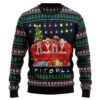 Pit Bull Friends On Red Sofa Hz102114 Christmas Ugly Sweater - Narides