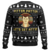 Pitter Patter Let's Get At'er Letterkenny Ugly Christmas Sweater - Holiday Jumper Sweatshirt - Narides