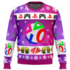 Playstation Neon Ugly Christmas Sweater - Holiday Jumper Sweatshirt - Narides