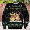 Pokemon Christmas Friends Pikachu And Eevee Funny The First Dreamer Store Limited Ugly Sweater - Narides