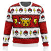 Pokemon Pikachu Ugly Christmas Sweater - Holiday Jumper Sweatshirt - Narides