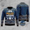 Police Navidad Christmas Awesome Ugly Sweater - Narides