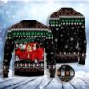 Pomeranian Santa Claus Christmas Awesome Ugly Sweater - Narides