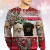 Poodle Kvh Christmas Limited Ugly Sweater - Narides