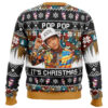 Pop Pop It's Christmas Bruno Mars Ugly Christmas Sweater - Holiday Jumper Sweatshirt - Narides