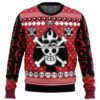 Portgas D. Ace One Piece Ugly Christmas Sweater - Holiday Jumper Sweatshirt - Narides