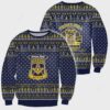 Prince Hall Freemasonry Logo Christmas Awesome Ugly Sweater - Narides