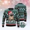 Pug Santa Paw Cute Christmas Christmas Limited Ugly Sweater - Narides