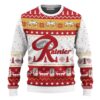 Rainier Beer Merry Xmas Christmas Jumper Awesome Ugly Sweater - Narides