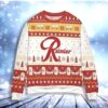 Rainier Beer Reindeer Pine Tree Christmas Ugly Sweater - Narides