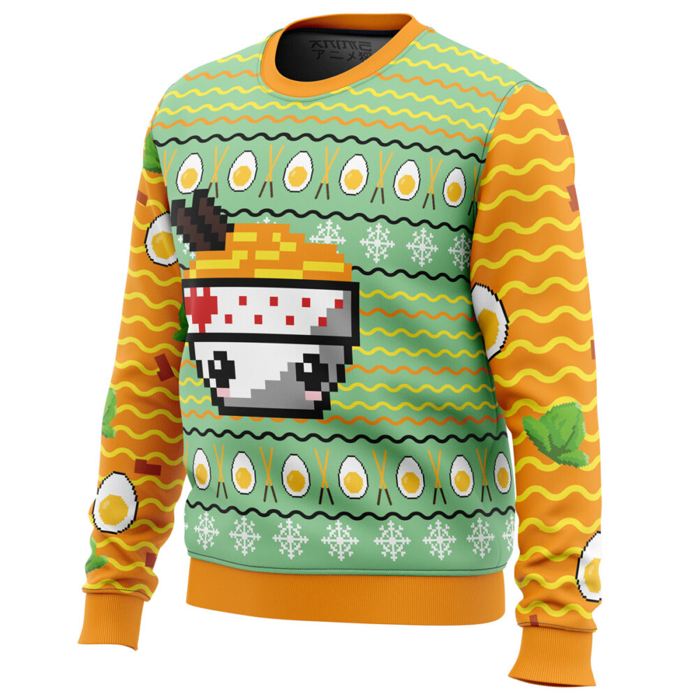 Ramen Ugly Christmas Sweater - Holiday Jumper Sweatshirt - Narides