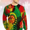 Rasta Reggae Christmas Ugly Sweater - Narides