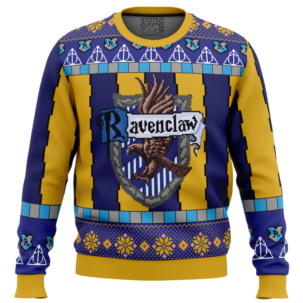 Ravenclaw Harry Potter Ugly Christmas Sweater - Holiday Jumper Sweatshirt - Narides