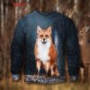 Red Fox Ddkl Lcta Christmas Awesome Ugly Sweater - Narides