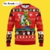 Red Style Rick And Morty Christmas Jumpers Ugly Sweater - Narides