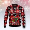 Red Truck Let It Snow Christmas Christmas Awesome Ugly Sweater - Narides