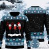 Red Wine Christmas Limited Ugly Sweater - Narides