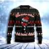 Red Wine More Merry Christmas Ugly Sweater - Narides