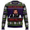 Regular Human Holiday What We Do In The Shadows Christmas Awesome Ugly Sweater - Narides