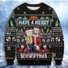 Rick And Morty Have Merry Schwiftmas For Christmas Limited Ugly Sweater - Narides