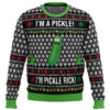 Rick and Morty Pickle Rick Ugly Christmas Sweater - Holiday Jumper Sweatshirt - Narides