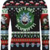 Rick Morty Lets Get Schwifty Christmas Limited Ugly Sweater - Narides