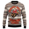 Riding Bulls Punchin Fools Ht121120 Christmas Awesome Ugly Sweater - Narides