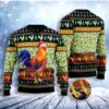 Rooster Christmas Christmas Awesome Ugly Sweater - Narides