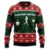 Running Plan For The Day G51021 Christmas Limited Ugly Sweater - Narides